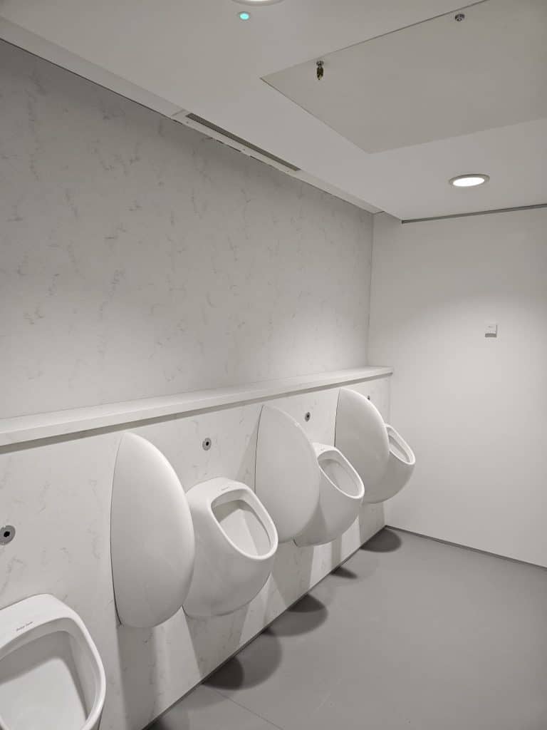 Himacs Solid Surface Urinal Panel