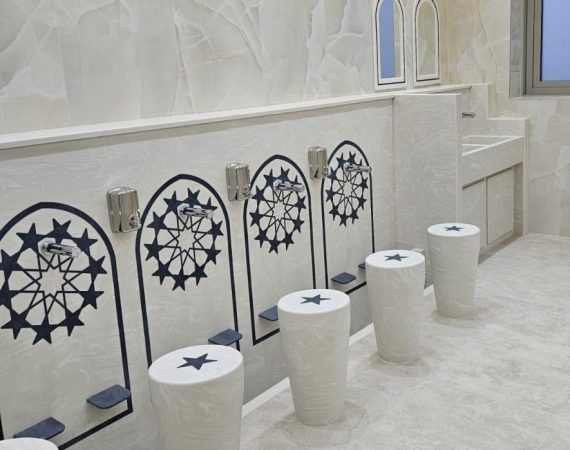 Transforming Ablution Areas with Solid Surface.